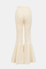 Rosie Assoulin Cloqué Flared Leg Pant