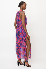 Isabel Marant Crinkled Silk Alsaw Dress