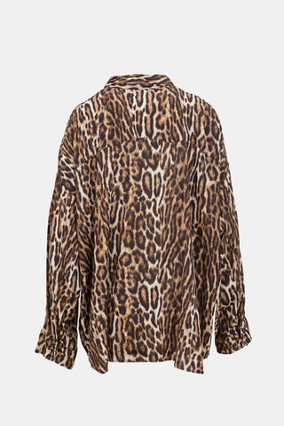 R13 Oversized Printed Shirt
