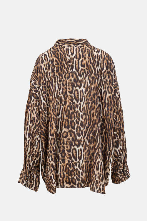 R13 Oversized Printed Shirt