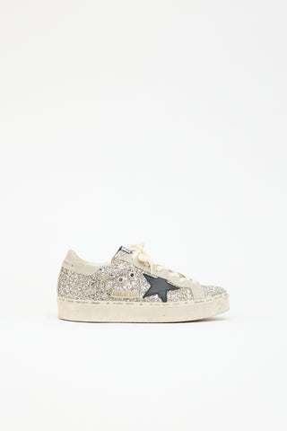 Golden Goose Glitter & Suede Hi Star Sneaker