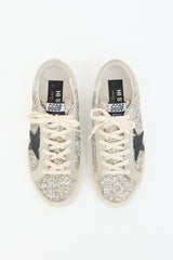Golden Goose Glitter & Suede Hi Star Sneaker