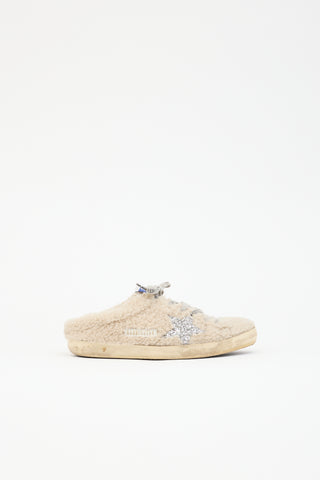 Golden Goose Shearling Super Star Mule