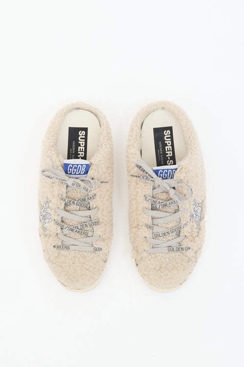 Golden Goose Shearling Super Star Mule