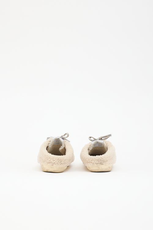 Golden Goose Shearling Super Star Mule