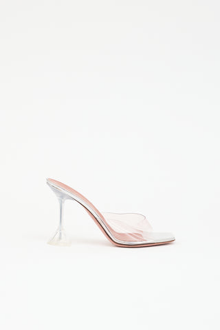 Amina Muaddi PVC Lupita Mule