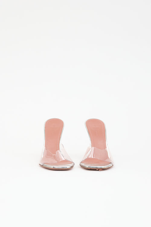 Amina Muaddi PVC Lupita Mule