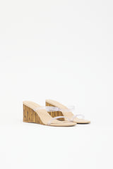 Cult Gaia PVC Eva Wedge Sandal