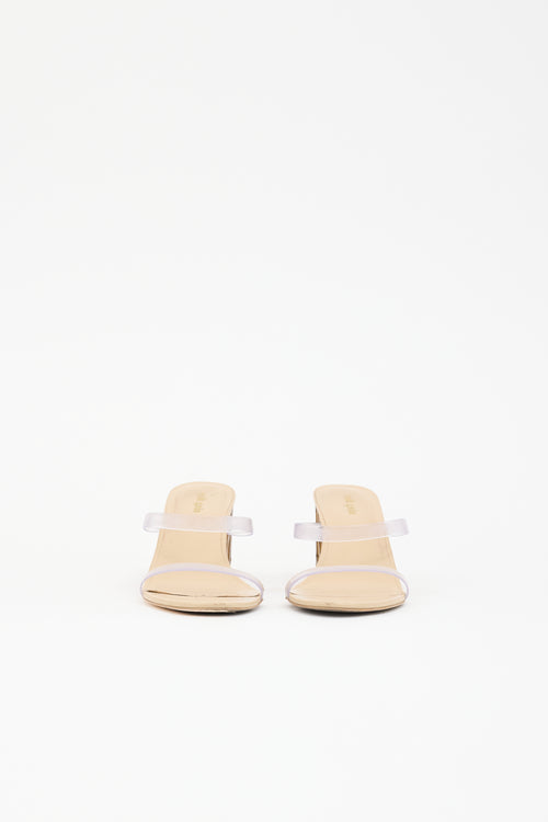 Cult Gaia PVC Eva Wedge Sandal