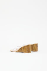 Cult Gaia PVC Eva Wedge Sandal