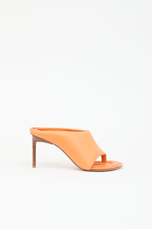 Jacquemus Leather Les Mules Limone Mule