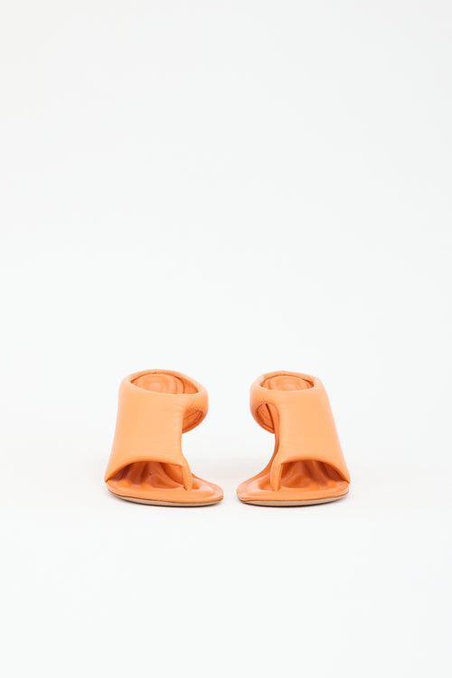 Jacquemus Leather Les Mules Limone Mule