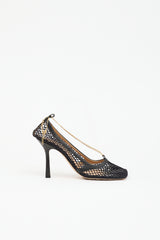 Bottega Veneta Mesh Stretch Chain Sandal