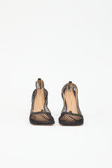 Bottega Veneta Mesh Stretch Chain Sandal