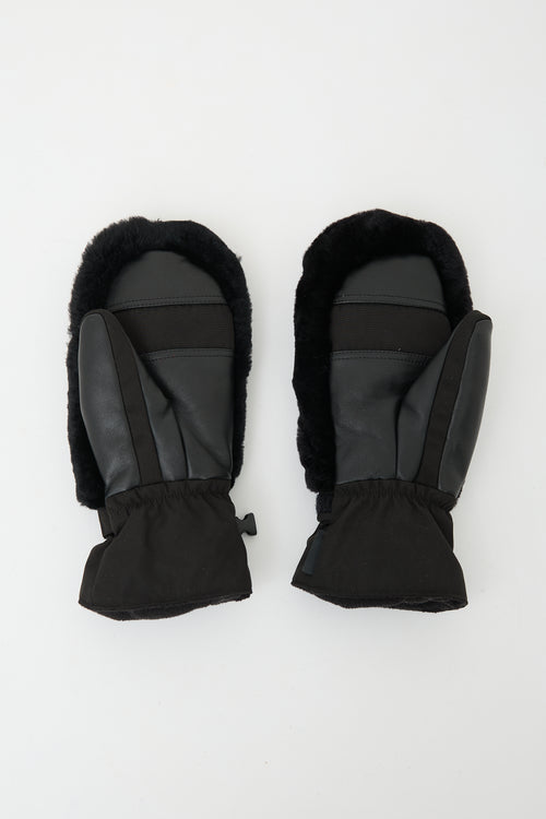 Yves Salomon Fur Trimmed Mittens