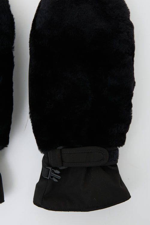 Yves Salomon Fur Trimmed Mittens