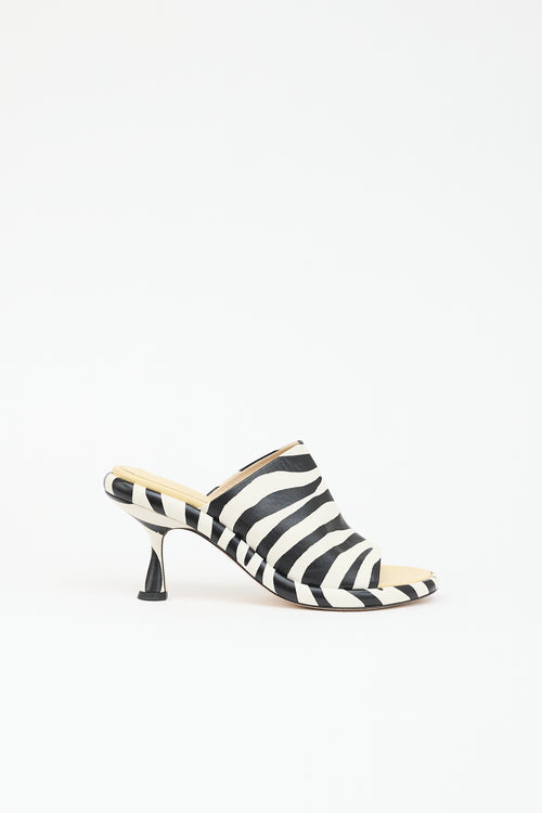 Wandler Leather Patterned Mule