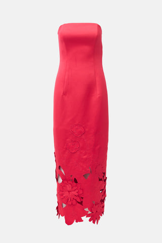 Leo Lin Strapless Rosa Dress