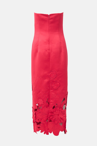Leo Lin Strapless Rosa Dress