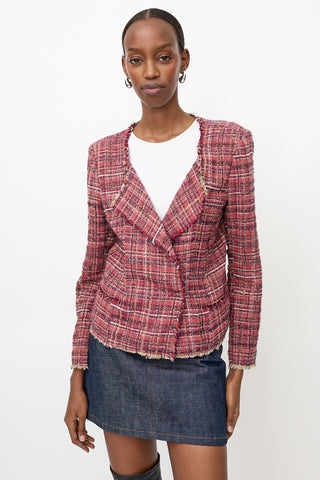 Isabel Marant Étoile Tweed Collarless Jacket