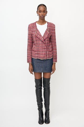 Isabel Marant Étoile Tweed Collarless Jacket