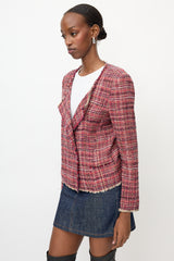 Isabel Marant Étoile Tweed Collarless Jacket