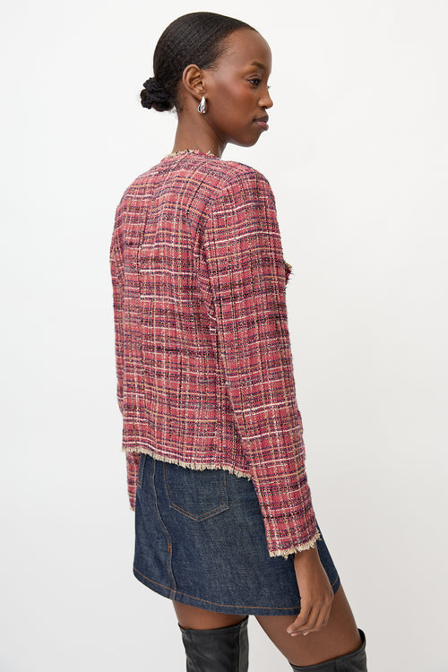 Isabel Marant Étoile Tweed Collarless Jacket
