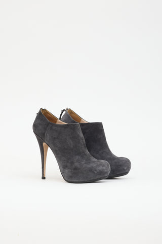 Miu Miu Suede Ankle  Boot