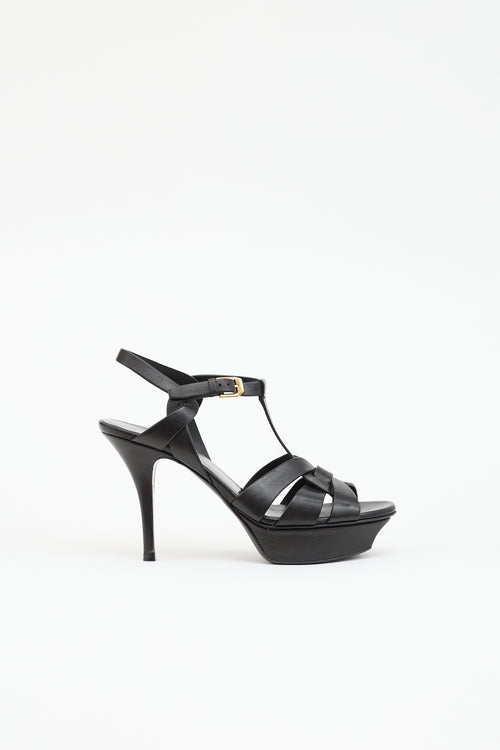 Saint Laurent Leather Tribute Sandal