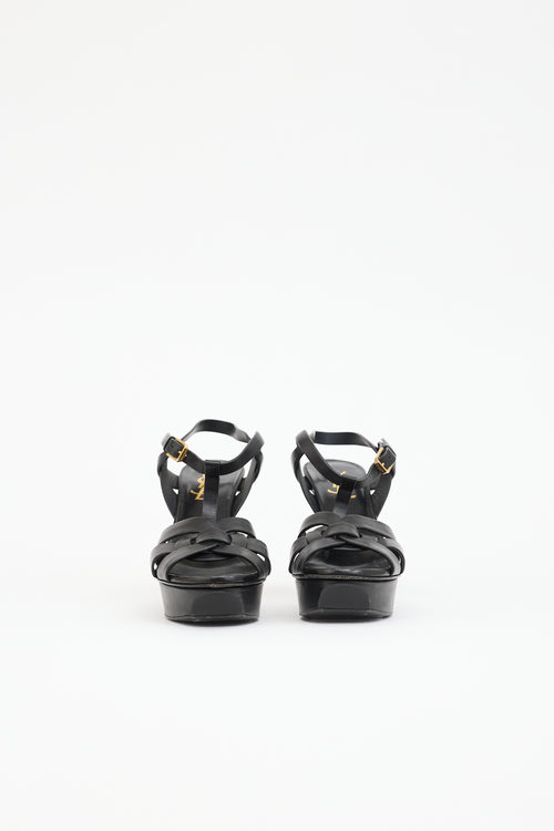 Saint Laurent Leather Tribute Sandal