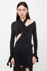 Balenciaga SS 2023 Jersey Knotted Dress
