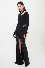 Balenciaga SS 2023 Jersey Knotted Dress