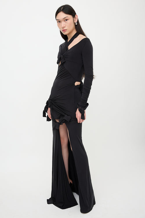 Balenciaga SS 2023 Jersey Knotted Dress