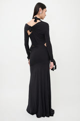 Balenciaga SS 2023 Jersey Knotted Dress