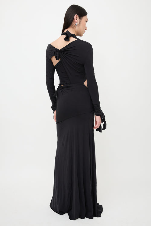 Balenciaga SS 2023 Jersey Knotted Dress