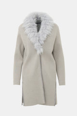 Fabiana Filippi Cashmere Knit & Fur Jacket