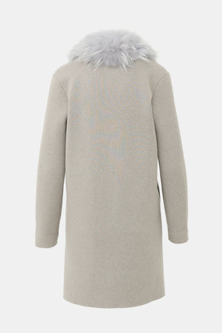 Fabiana Filippi Cashmere Knit & Fur Jacket