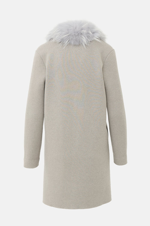 Fabiana Filippi Cashmere Knit & Fur Jacket