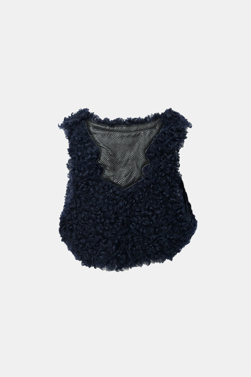 Dorothee Schumacher Shearling Cropped Vest