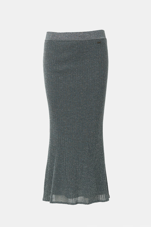 Chanel Identification FW 1999 Metallic Skirt