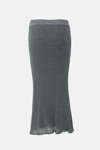 Chanel Identification FW 1999 Metallic Skirt