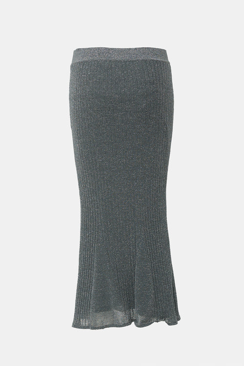 Chanel Identification FW 1999 Metallic Skirt