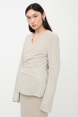 Rick Owens SS 2021 Distressed Leather Jacket