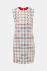 Gucci 2016 Metallic Tweed Shift Dress