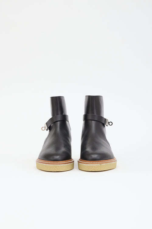 Hermès Leather History Ankle Boot