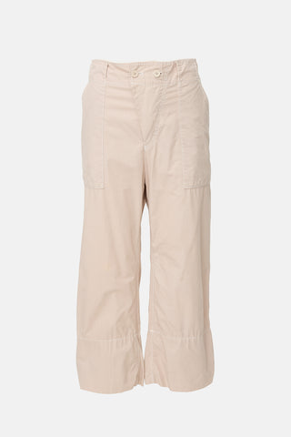 Issey Miyake Cropped Straight Leg Pant
