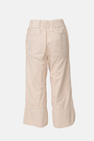 Issey Miyake Cropped Straight Leg Pant