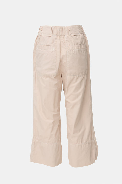 Issey Miyake Cropped Straight Leg Pant