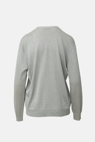 Dries Van Noten Metallic Knit Cardigan