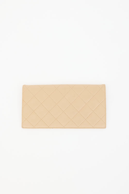 Chanel Quilted Leather CC Pouch